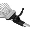 TABOR TOOLS Adjustable Metal Rake - Collapsible & Telescopic -