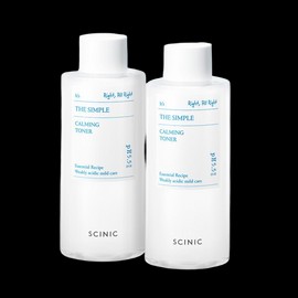 Cynic Simple toner large capacity 300ml x 2 / 심플 토너 대용량 300ml 2개