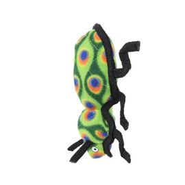 TUFFY - World's Tuffest Soft Dog Toy - Bug- Beetle - Squeaker- Multiple Layers. Made Durable, Strong & Tough. Interactive Play (Tug, Toss & Fetch). Machine Washable & Floats (2 Pack)