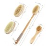 Cepillo Corporal Exfoliante Cuerpo Piel Circulacion Kit 4pcs