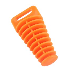 Muffler Exhaust Wash Plug, Dirt Bike Exhaust Plug Exhaust Tail Pipe Plug Rubber Muffler Pipe Exhaust Rubber Wash Plug for Motorcycle for ATV(Orange)