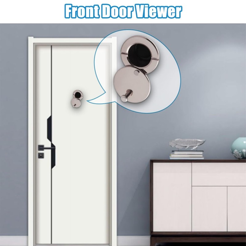 Tahikem 2 Set Door Viewer Peephole, Door Viewers with 0.63inch/16mm