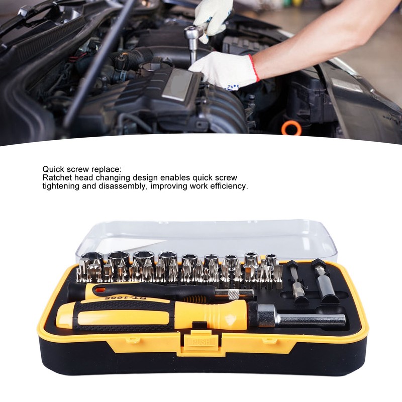 65Pcs Screwdriver Set Multi Bits Repair Screwdriver Kit for Electronics