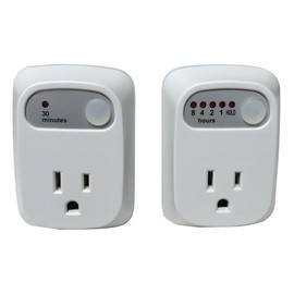 Simple Touch 2-Piece Combo Pack 30 Minute Auto Shut-Off Saftey Timer & Multi Setting Auto Shut-Off Timer