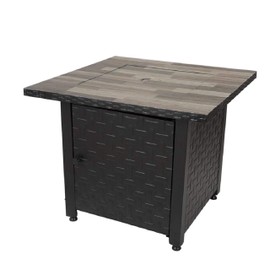 Endless Summer GAD15262SP 31.5-in W 50000-BTU Black/Grey Tabletop Steel Propane Gas Fire Table
