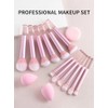 Set de brochas de maquillaje mini para principiantes