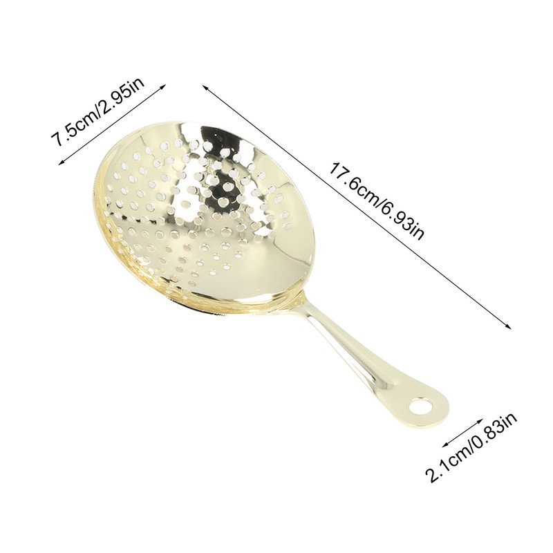Cocktail Strainer Professional Stainless Steel Shell Cocktail Strainer for Bar