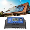 60A 12/24V LCD Display Street Lamp Intelligent Solar PWM Dual