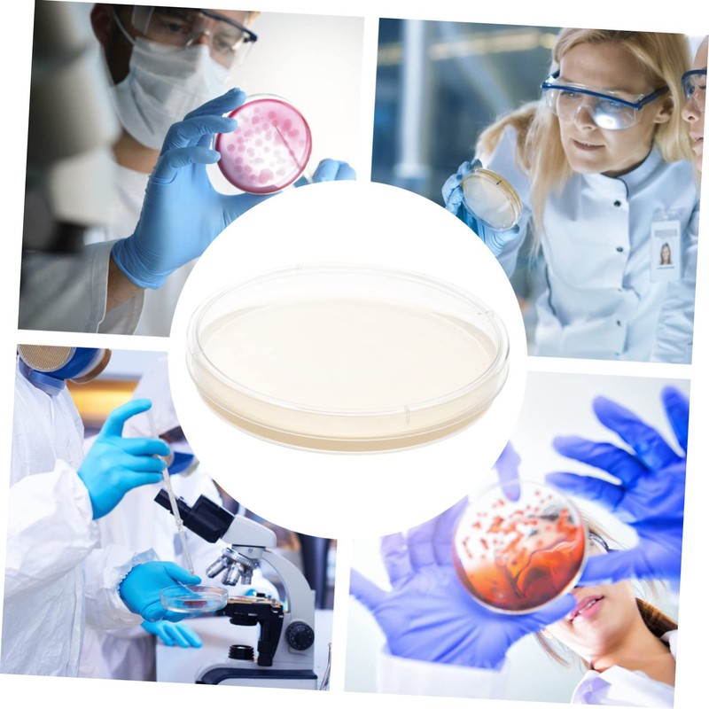 ULTECHNOVO 10pcs Nutrient Agar Plates Petri Dishes Agar Medium for