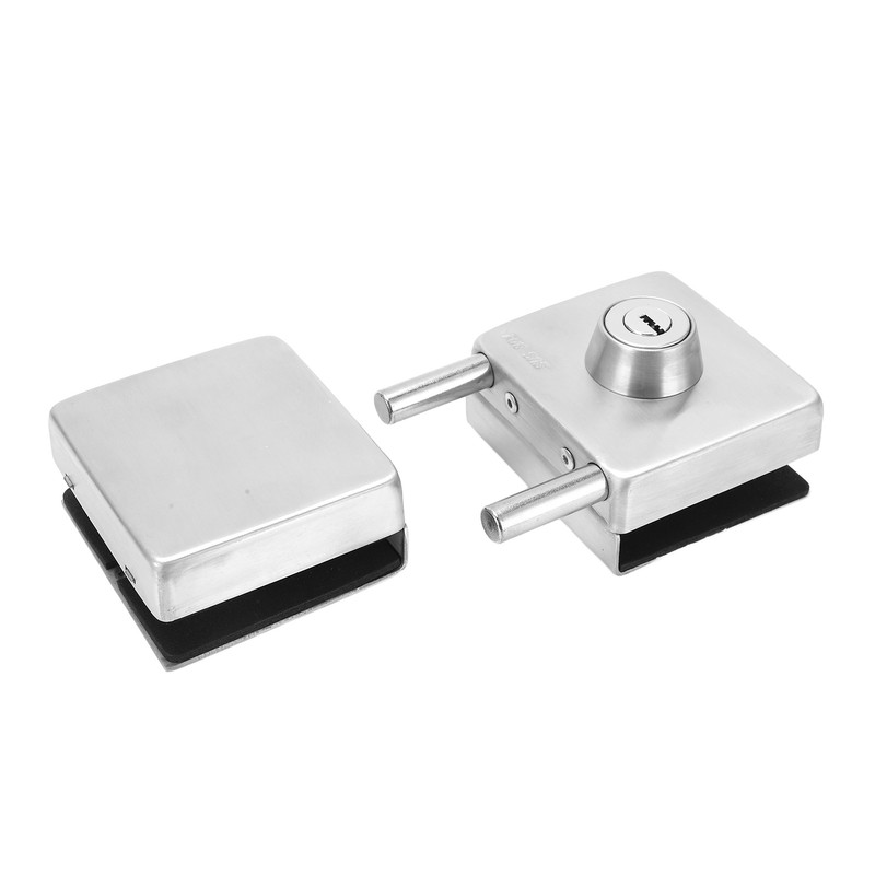 2PCS Push Sliding Gate Lock Corrosion Resistant Antioxidant Stainless Steel