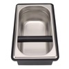 Tgoon Coffee Knock Box, Rubber Coffee Box with Removable Stainless
