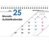 Monthly Standing Calendar 2025 – 20 x 15 cm –