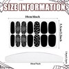 12 Sheets Halloween & Christmas Nail Stickers Full Wraps, Nail
