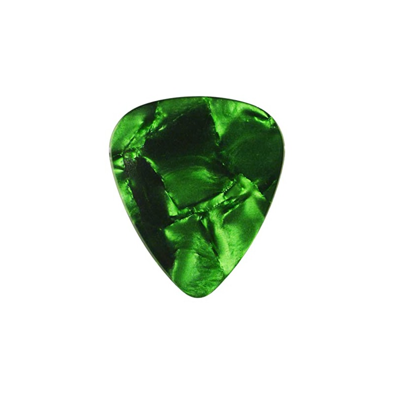 Celluloid Green Pearl Guitar Or Bass Pick - 1.2 mm