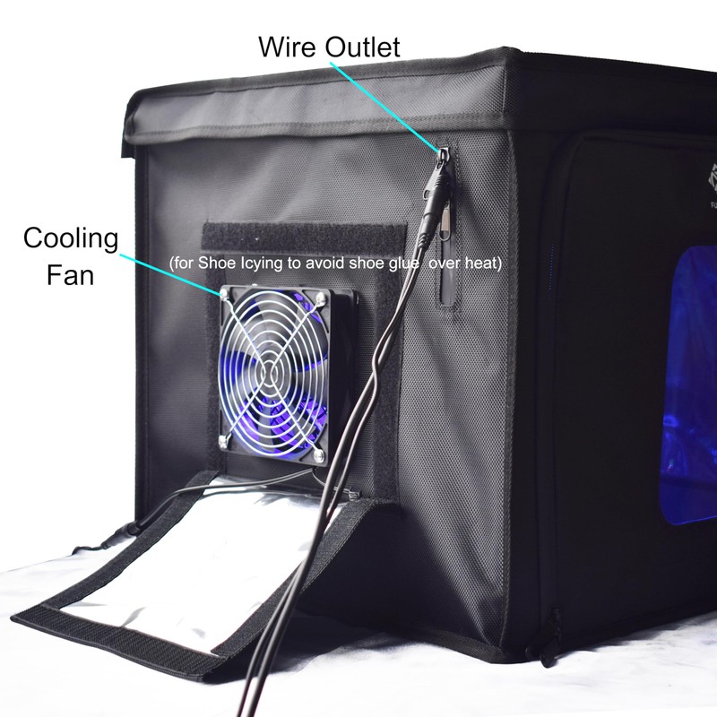 FUNGDO UV Light Curing Box Curing Enclosure 400(L)380(W)*400(H) mm Large