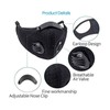 Detachable Face Mask, 1 Count Reusable Breathable Cycling Face Mask
