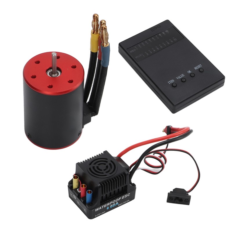 3650 3100KV Brushless Motor 60A ESC Set Waterproof Brushless Motor