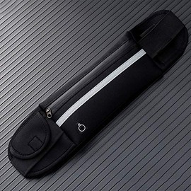 SHOP-STORY - Waterproof Sports Waist Belt with Headphone Outlet - Black