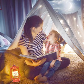 Leopacat Vintage Kerosene Lamp, Oil Burning Hurricane Lantern Camping Lanterns Fuel Iron Art Retro Traditional Hanging Light Ornament for Home Garden Patio Outdoor Indoor Props Decoration (red)