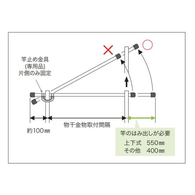 Kawaguchi Giken HOSCREEN Rod Clasp Metal Fittings PHS 1 Piece