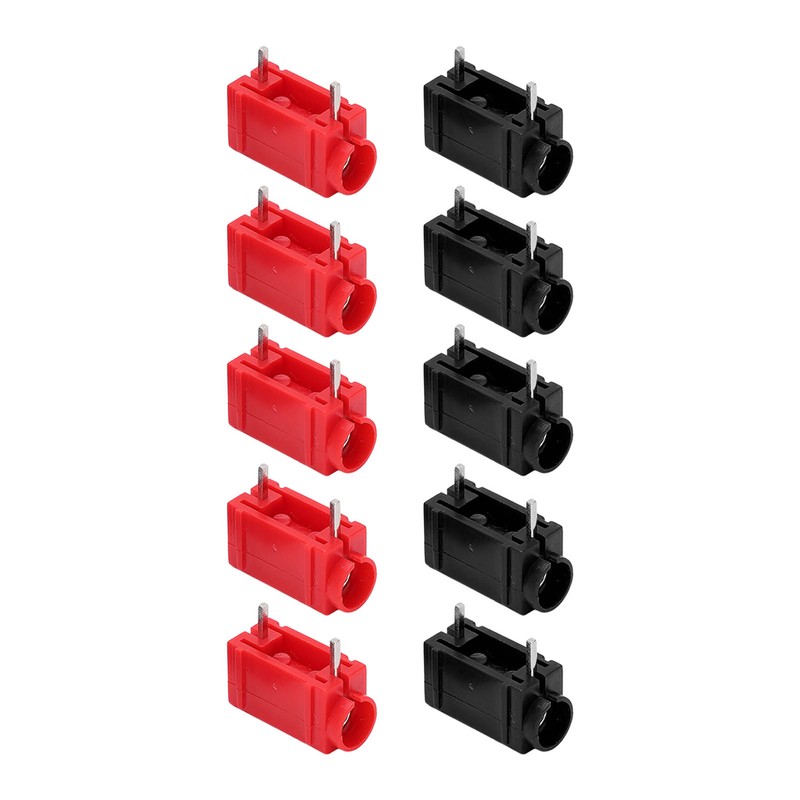 10Pcs PCB Banana Socket Good Conductivity 4mm Corrosion Resistance Stable