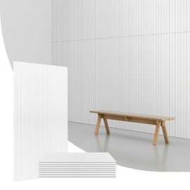 Olanglab Acoustic Wall Panels 10 Pack, 48 x 24 per Acoustic Panels Sound Absorbing, Decorative Sound Panels for Home Studio and Office, White