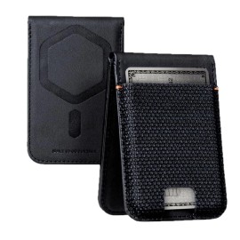 URBAN ARMOR GEAR UAG Slim Magnetic Wallet Metropolis Made w/ Kevlar Black 6 Cards Kickstand RFID