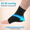 MENG YU QIAN XUN Ankle Compression Sleeves(Pair), Open Toe Socks