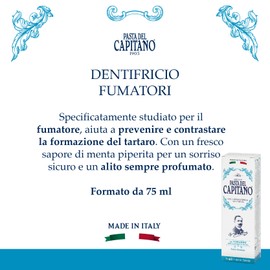 Pasta del Capitano 1905 Smoking Toothpaste 75ml
