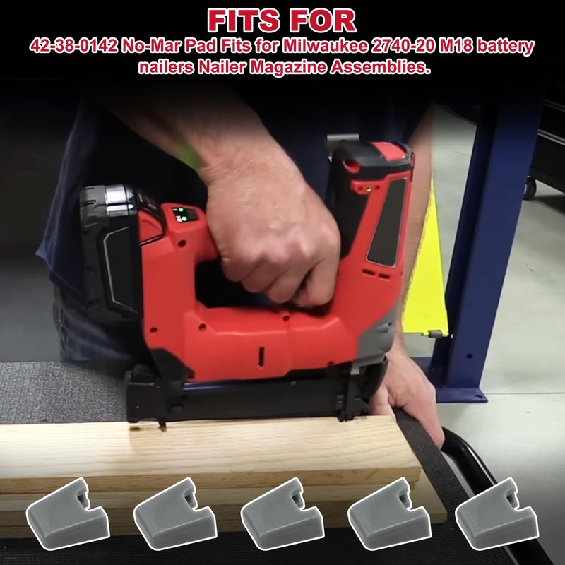 42-38-0142 nailer No-Mar tip Fits for Milwaukee 2742-20 2743-20 nailer,