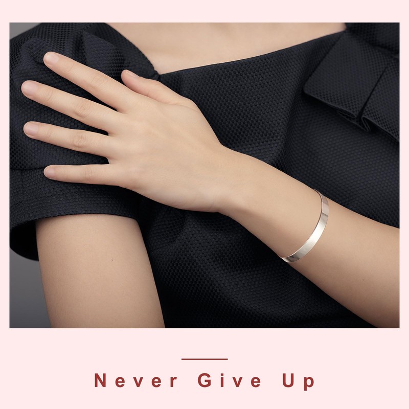 sourcing map 12Pcs Bracelet Blanks, 5/8 x 6inch Bangle Blanks
