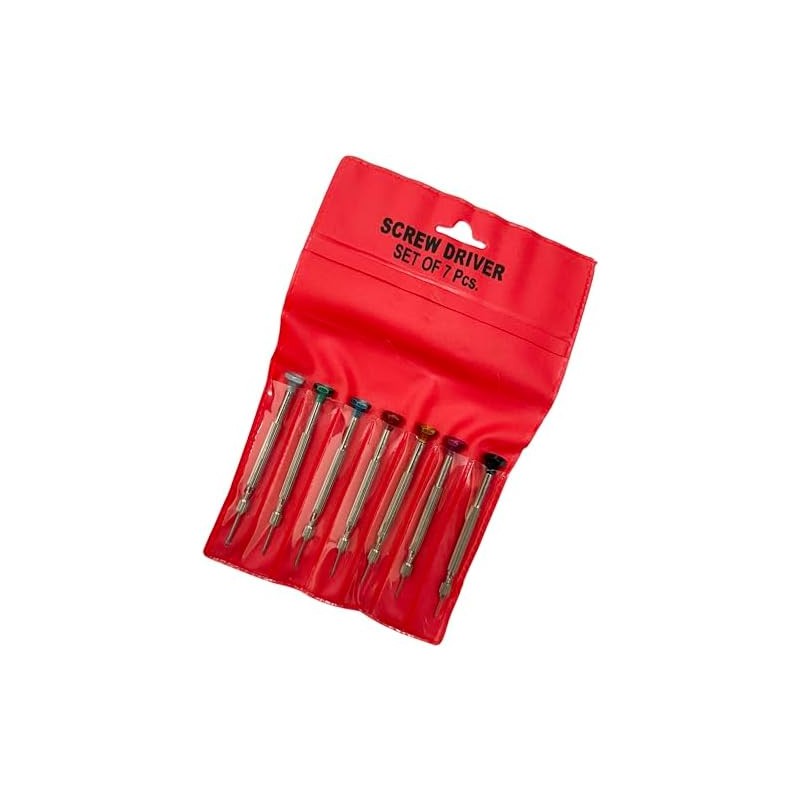 WATCHMAKERS WATCH SCREWDRIVER SET 7 PIECE SCREWDRIVERS TOOL by Jewellers
