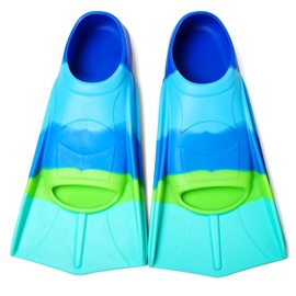 Azuunye Kids Swim Fins,Kids Flippers Youth Swimming Fins for Lap Swimming Training for Children Girls Boys Beginner 3XS