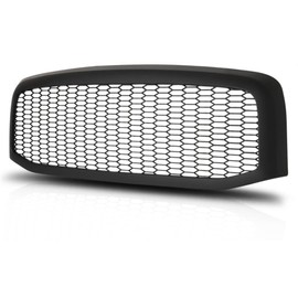 SOBOANT Grille Front Upper Side ABS Plastic Honeycomb Mesh Matte ABS/Grill for Dodge for Ram 1500 2006-2008 for Ram 2500/3500 2007-2009 1pc Black 5JY121SPAD 5JY121SPAF,Fit Testing