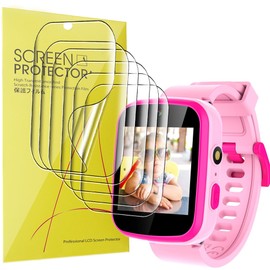 Blueshaweu Compatible for Vakzovy Kids Smart Watch Screen Protector, [6 Pack] Full Coverage TPU Clear Film Compatible for Vakzovy W11 1.54 Inches Kids Smart Watch (6 pack)