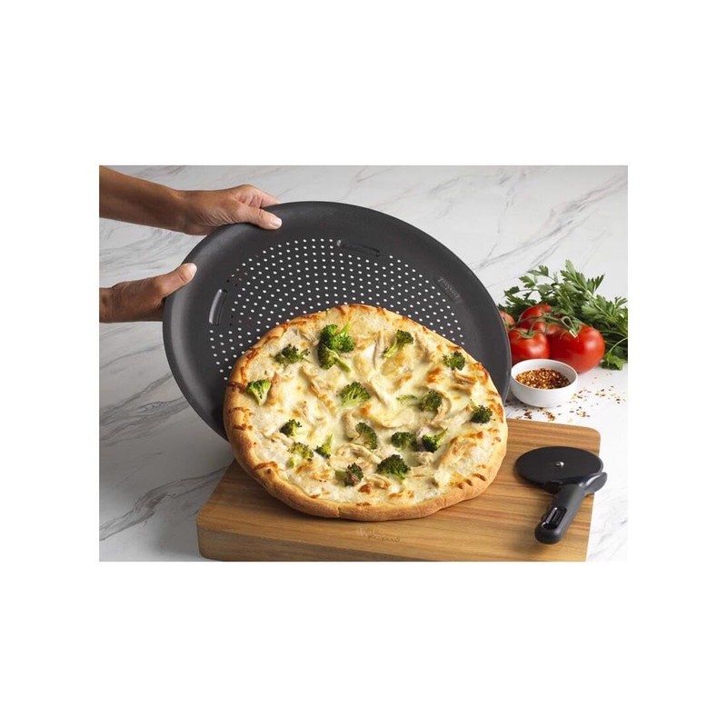 PIZZA PAN BLACK 15.75"D