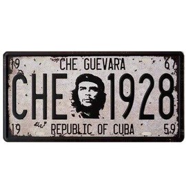 DiiliHiiri Che Guevara Retro Number Plate Home Decoration