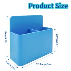 REEKNOKOL Magnetic Marker Holder, Whiteboard Magnetic Pen Holder Dry Erase Marker Holder for Whiteboard, Fridge, Refrigerator, Locker, Office, Home and School (Blue)