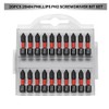 Saipor 20pcs 1"/25mm PH2 Anti Slip Phillips Bit #2 Insert