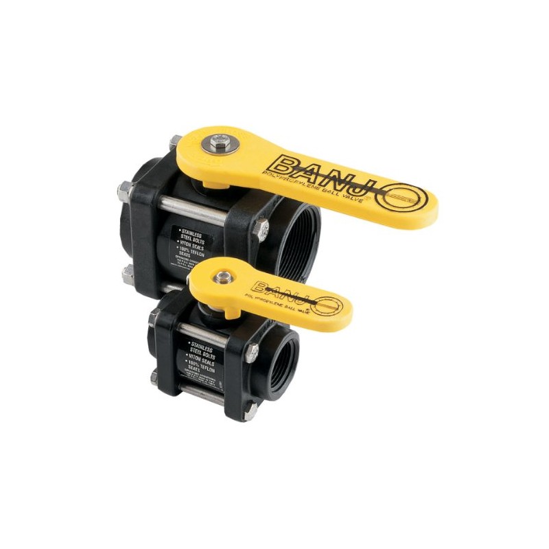 Banjo V100 1" Standard Port Valve, FNPT x FNPT