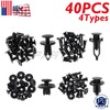 Replacement Parts For 40PCS Car Push Retainer Pin Body Bumper