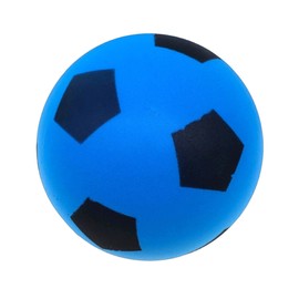 alldoro 63105 Foam Ball Football Design for Children from 18 Months Indoor and Outdoor Blue 20 cm 153 g