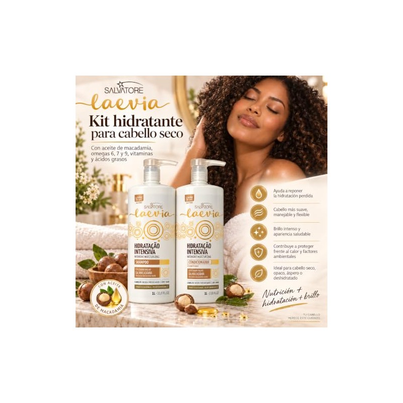Kit de Shampoo y acondicionador Hidratación Intensiva