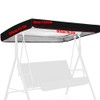 Outdoor Swing Canopy Replacement Waterproof Patio Swing Top Cover for