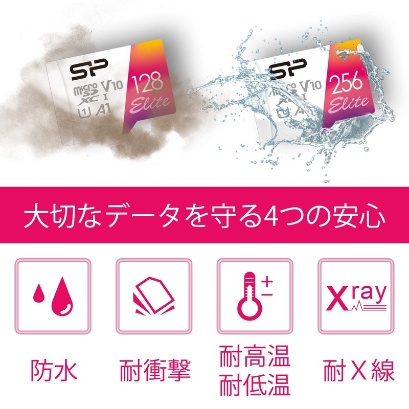 Silicon Power MicroSD Card, 32 GB, Class 10, UHS-1 Compatible,