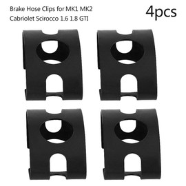 KIMISS 4pcs Motorcycle Brake Hose Clips Bike Brake Hose Clips Plastic Brake Hose Retaining Clips for MK1 MK2 Cabriolet Scirocco 1.6 1.8 GTI 4D0611715B