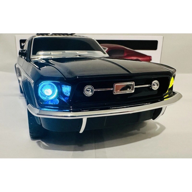 Hooked Ford Mustang 1967 Black Speaker BT Indoor/Outdoor Portable USB