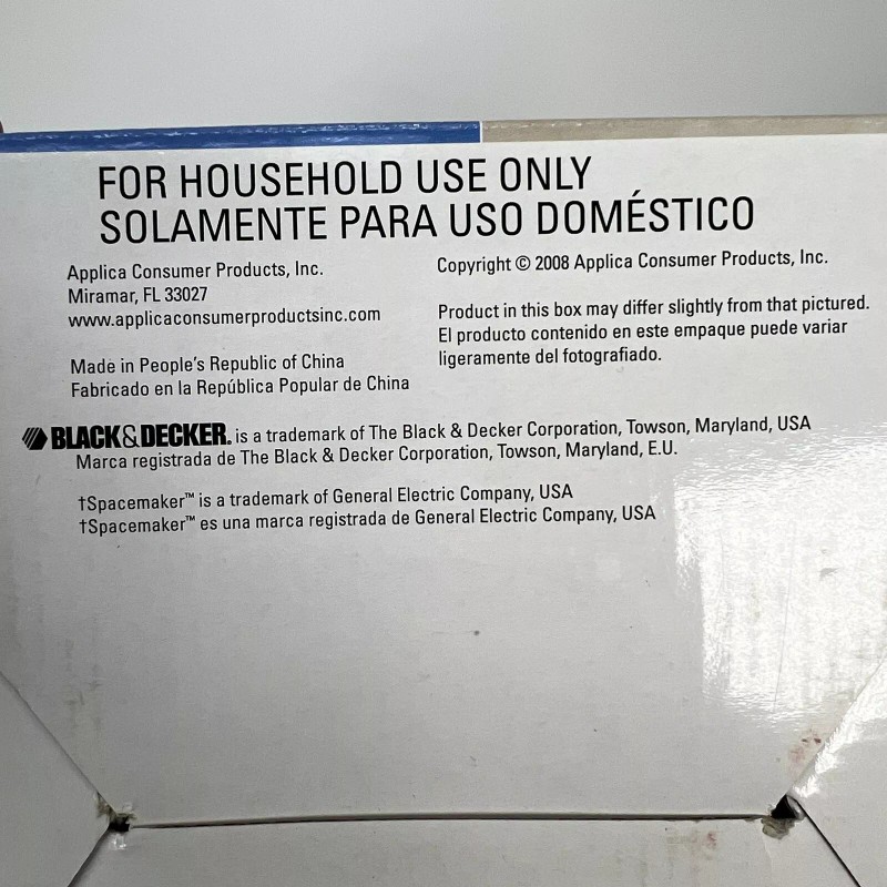 BLACK+DECKER New BLACK & DECKER SPACEMAKER Under Cabinet Mini Food