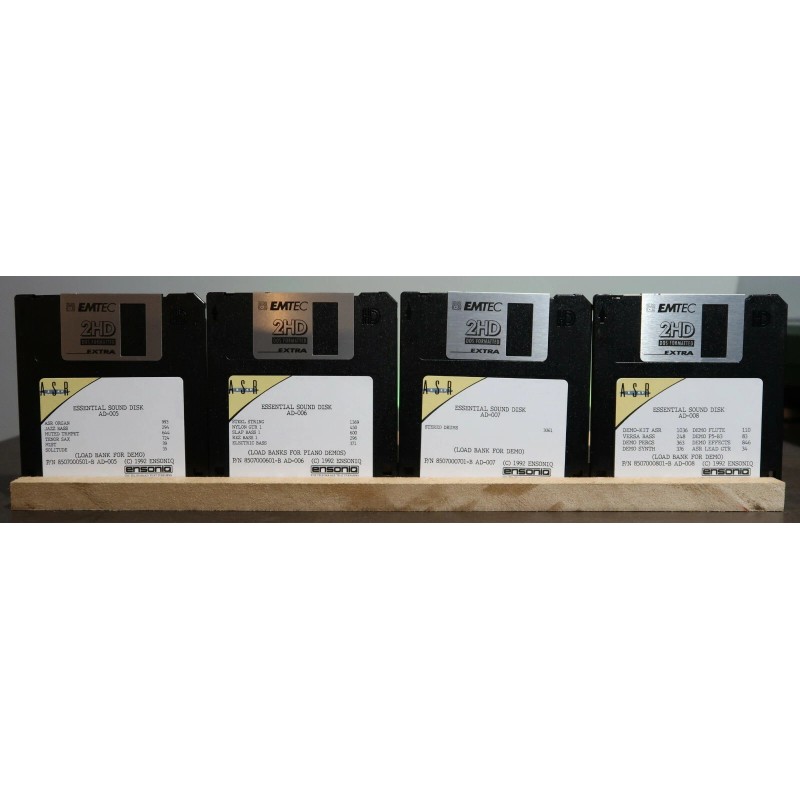 16Samples Ensoniq ASR-10 8 Disk Library Set Original Factory Sounds