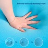 CHUN YI Memory Foam Mattress Topper, Gel Infused Bed Topper